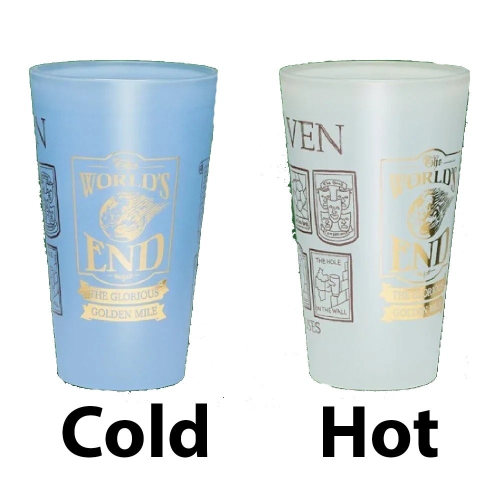 🔮 5/$25 Cornetto Trilogy The World's End‎ Color Changing Pint Glass